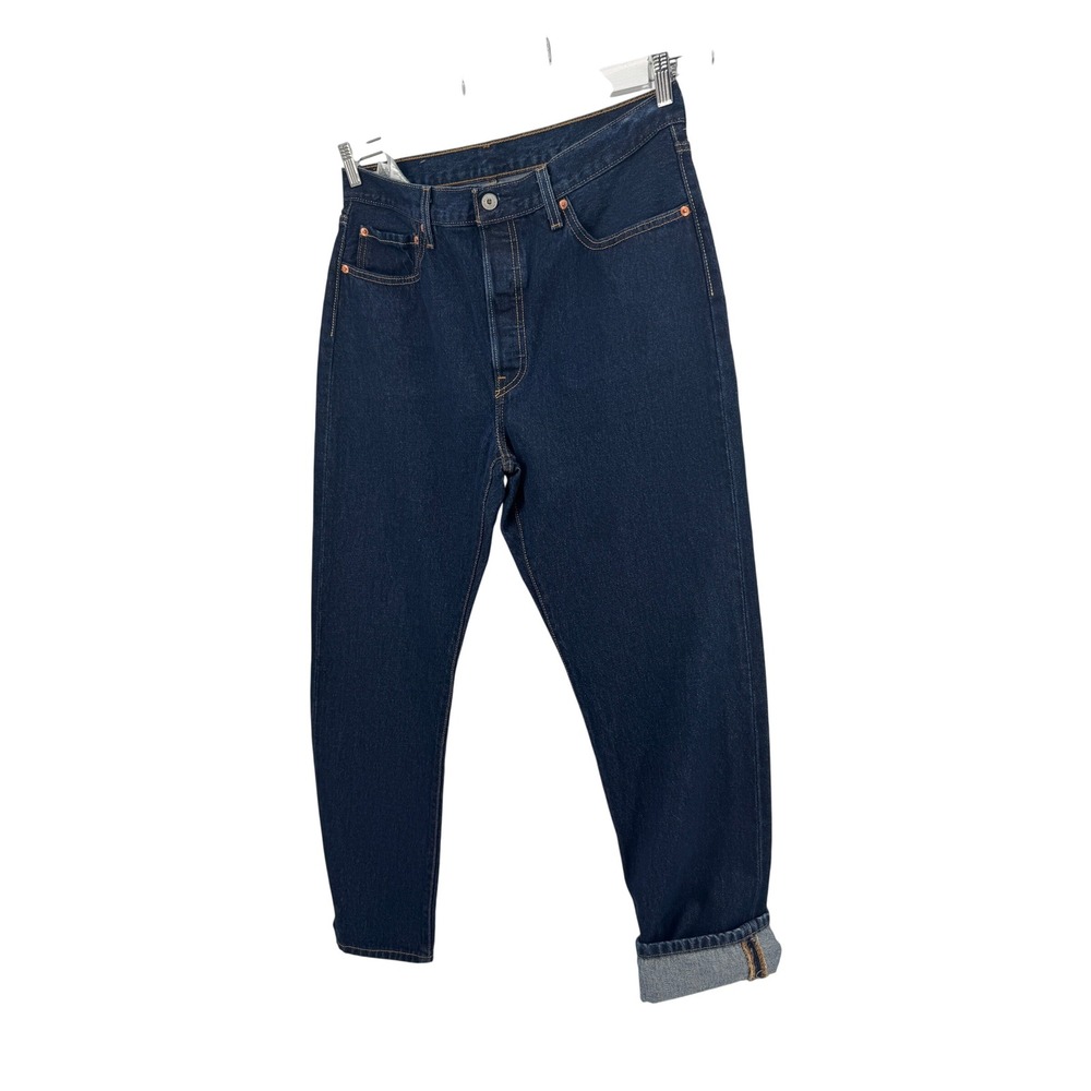 Levi's 501 Big E Original Fit Jeans Mens 33x30 Indigo‎ Blue Premium Button Fly